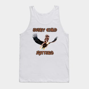 Every child matters. Child riding a bald eagle. Tank Top